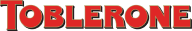 Toblerone logo in red, white, and black text